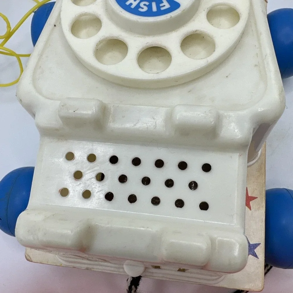 Fisher Price 1961 Rotary Chatter Phone #747  Vintage Toy Phone